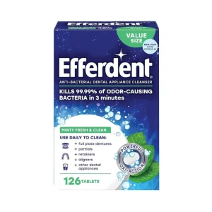 Efferdent Anti-Bacterial Dental Appliance Cleanser